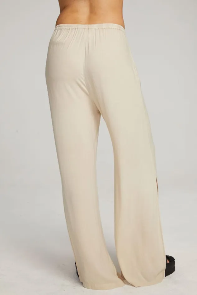Womens Chaser Brand Bottoms Devine OffWhite Bark Trousers