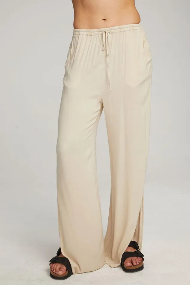 Womens Chaser Brand Bottoms Devine OffWhite Bark Trousers
