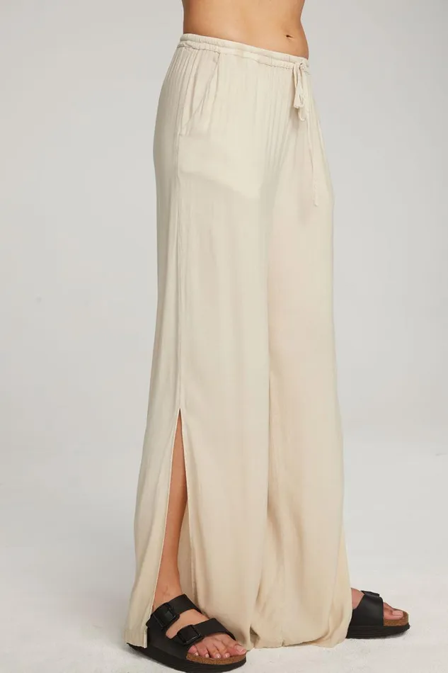 Womens Chaser Brand Bottoms Devine OffWhite Bark Trousers
