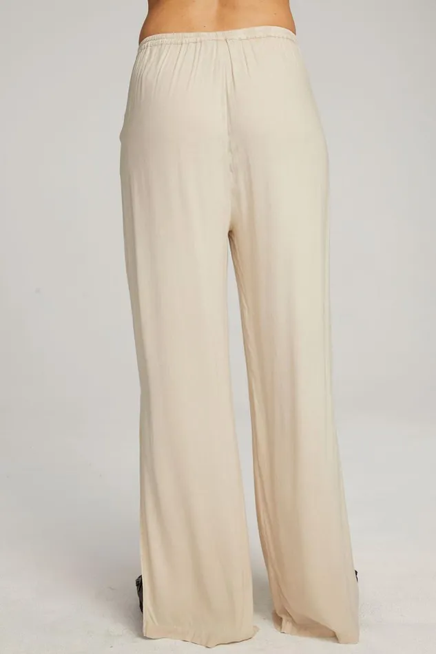 Womens Chaser Brand Bottoms Devine OffWhite Bark Trousers