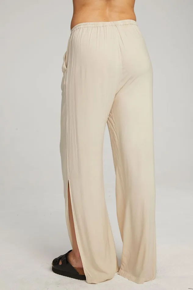 Womens Chaser Brand Bottoms Devine OffWhite Bark Trousers