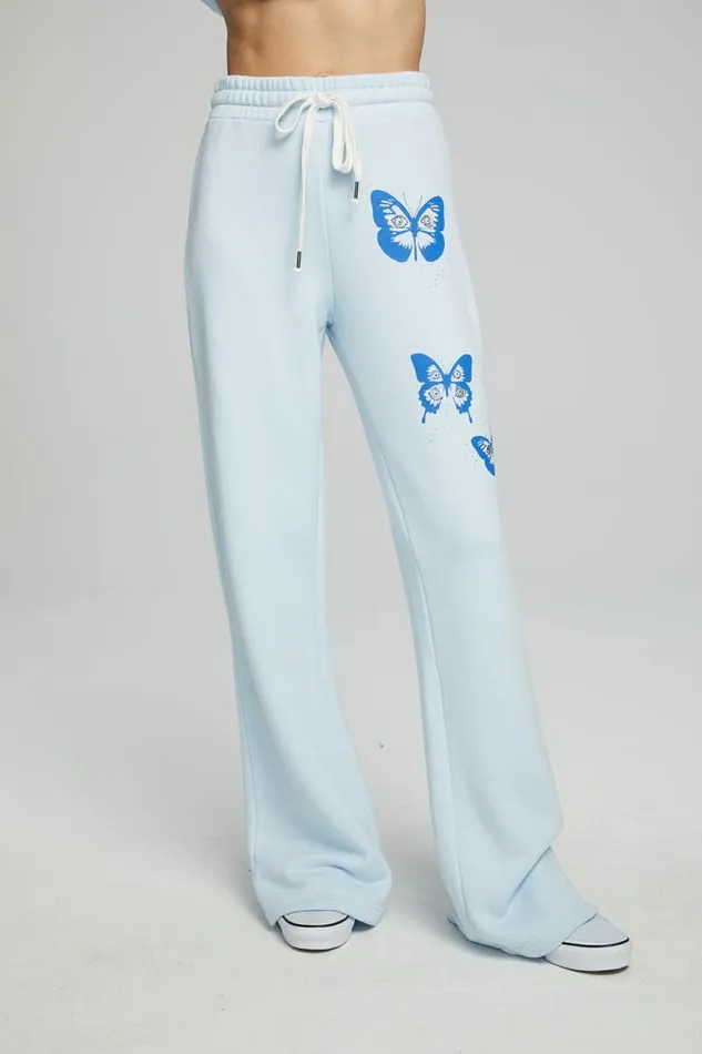 Womens Chaser Brand Bottoms Evil Eye Butterfly Pants