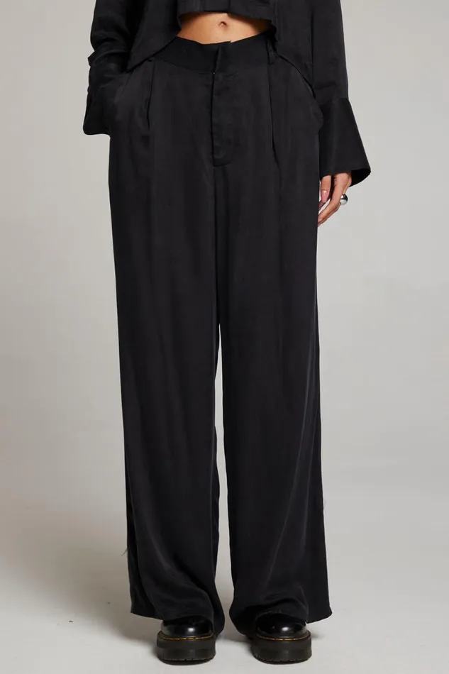 Womens Chaser Brand Bottoms Roy Licorice Trouser