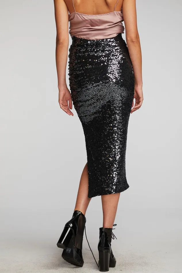 Womens Chaser Brand Bottoms Sterling Midi Skirt