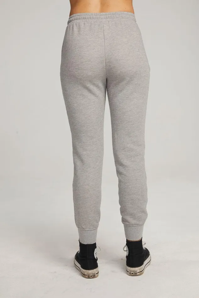 Womens Chaser Brand Bottoms Tessa Heather Grey Jogger