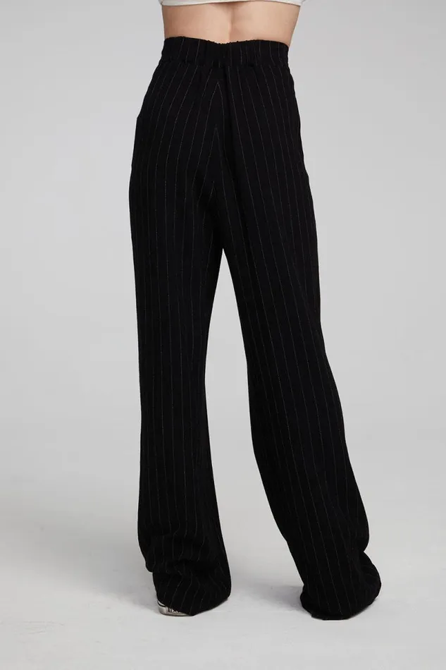 Womens Chaser Brand Bottoms Theo Beverly Pinstripe Trousers