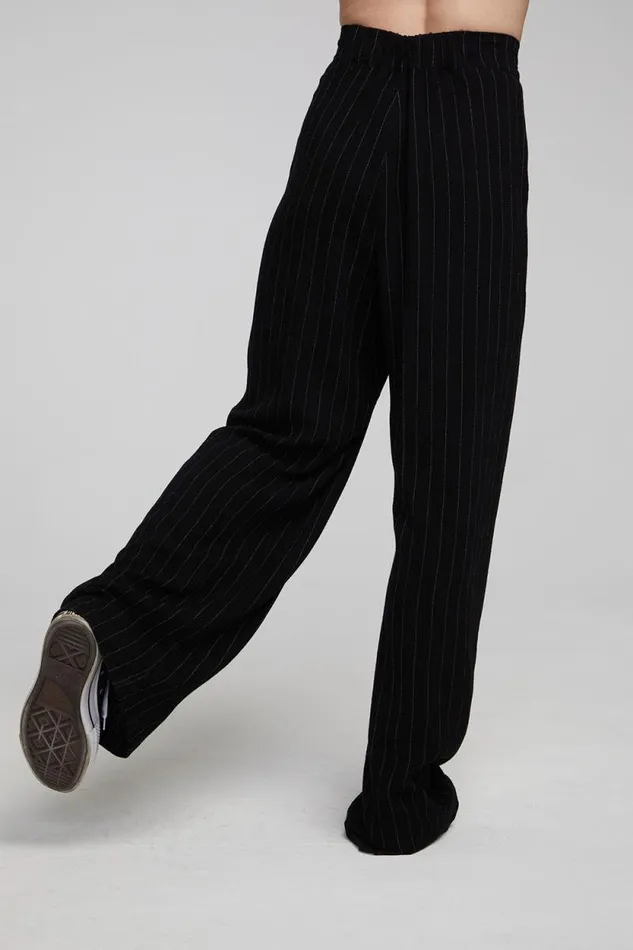 Womens Chaser Brand Bottoms Theo Beverly Pinstripe Trousers