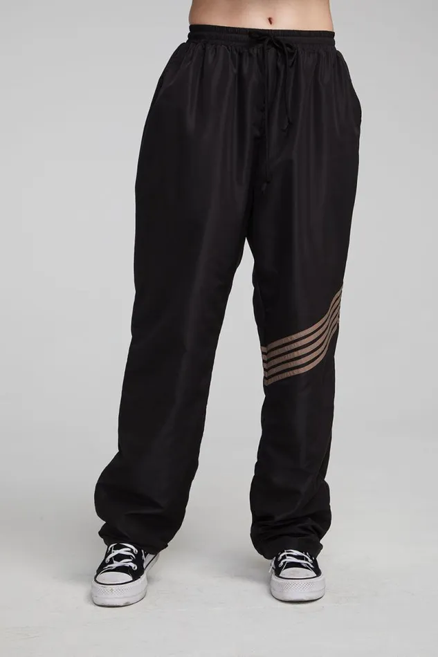 Womens Chaser Brand Bottoms Yoko Shadow Black Jogger