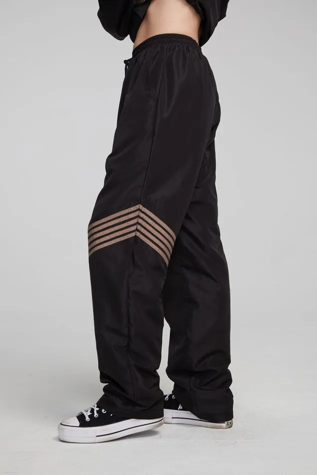 Womens Chaser Brand Bottoms Yoko Shadow Black Jogger