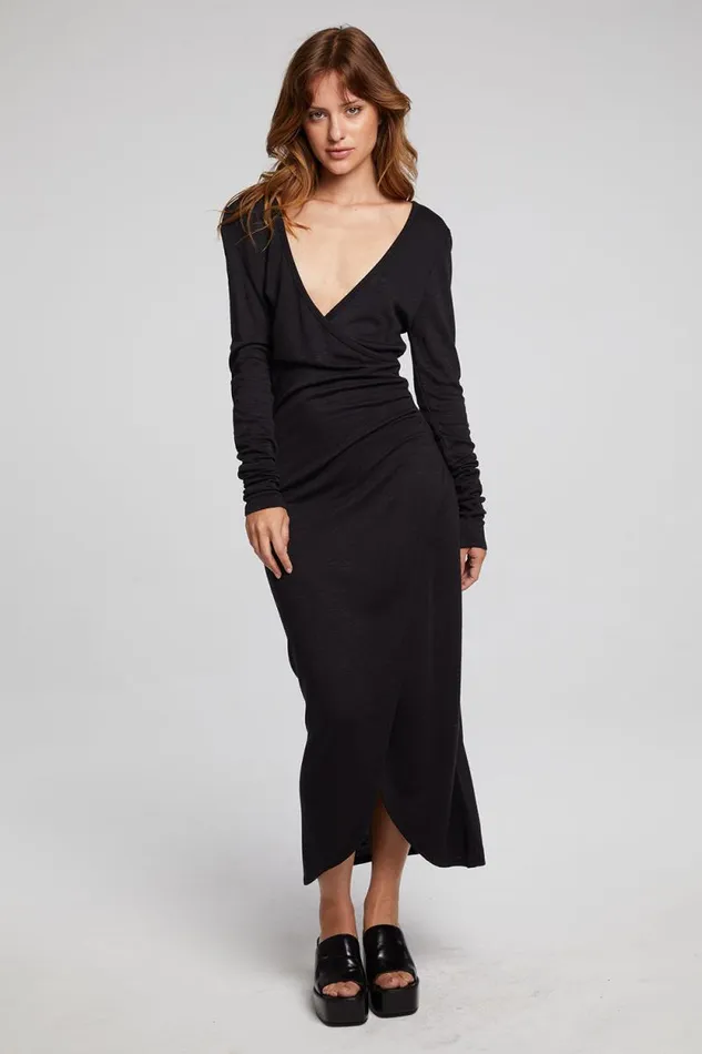 Womens Chaser Brand Dresses Harmony Licorice Midi Dress