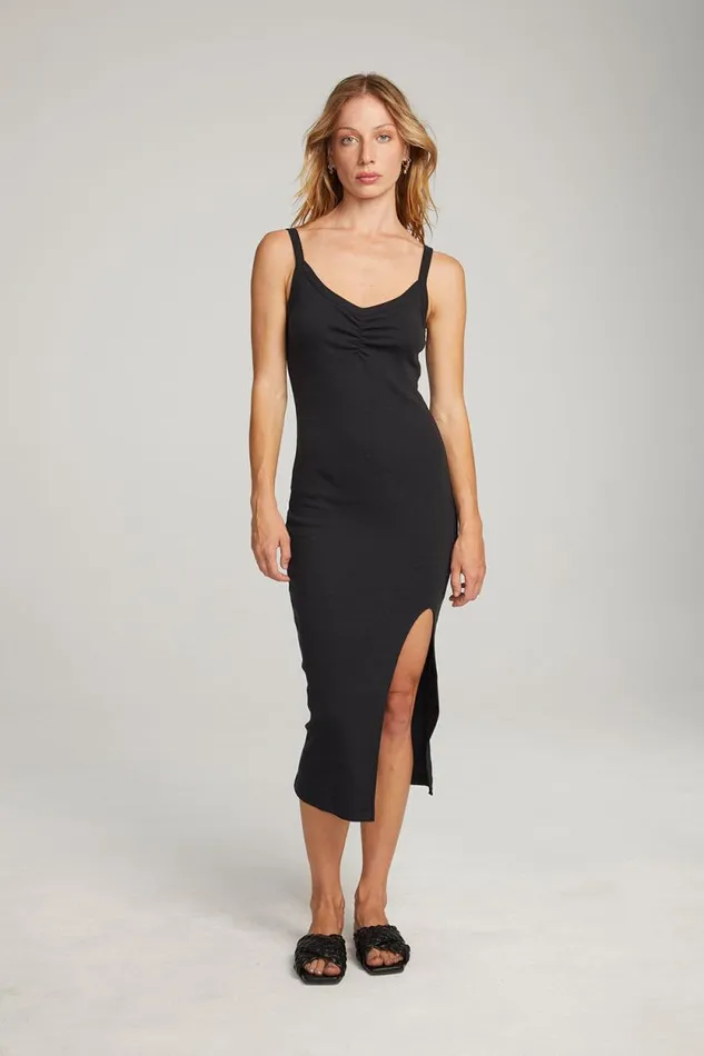 Womens Chaser Brand Dresses Serra Licorice Midi Dress