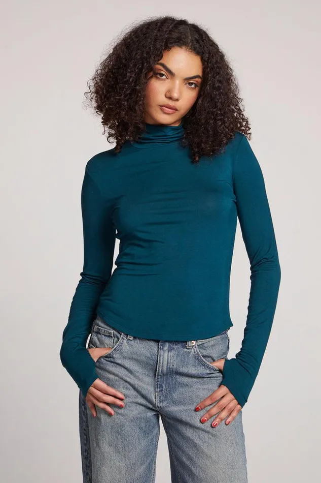 Womens Chaser Brand Loungewear Vicente Dark Sea Long Sleeve