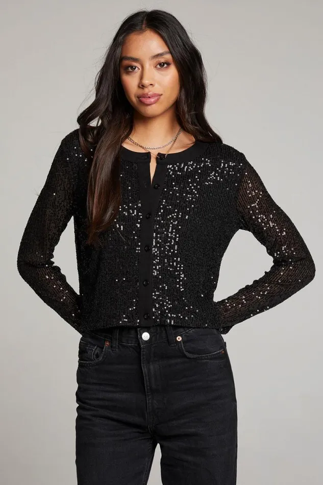 Womens Chaser Brand Tops Adam Licorice Cardigan