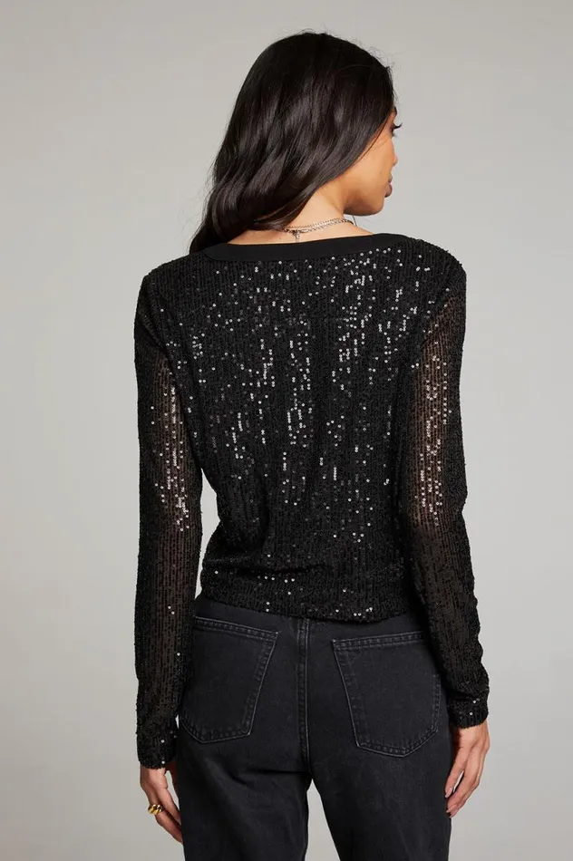 Womens Chaser Brand Tops Adam Licorice Cardigan
