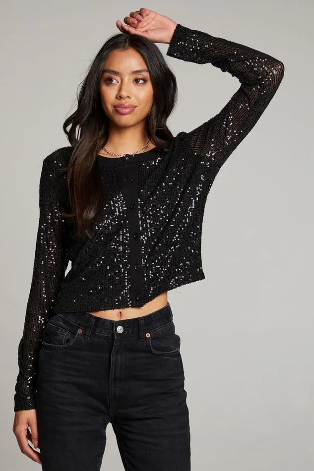 Womens Chaser Brand Tops Adam Licorice Cardigan