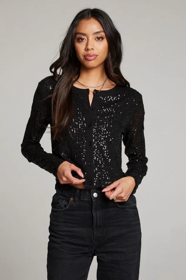 Womens Chaser Brand Tops Adam Licorice Cardigan
