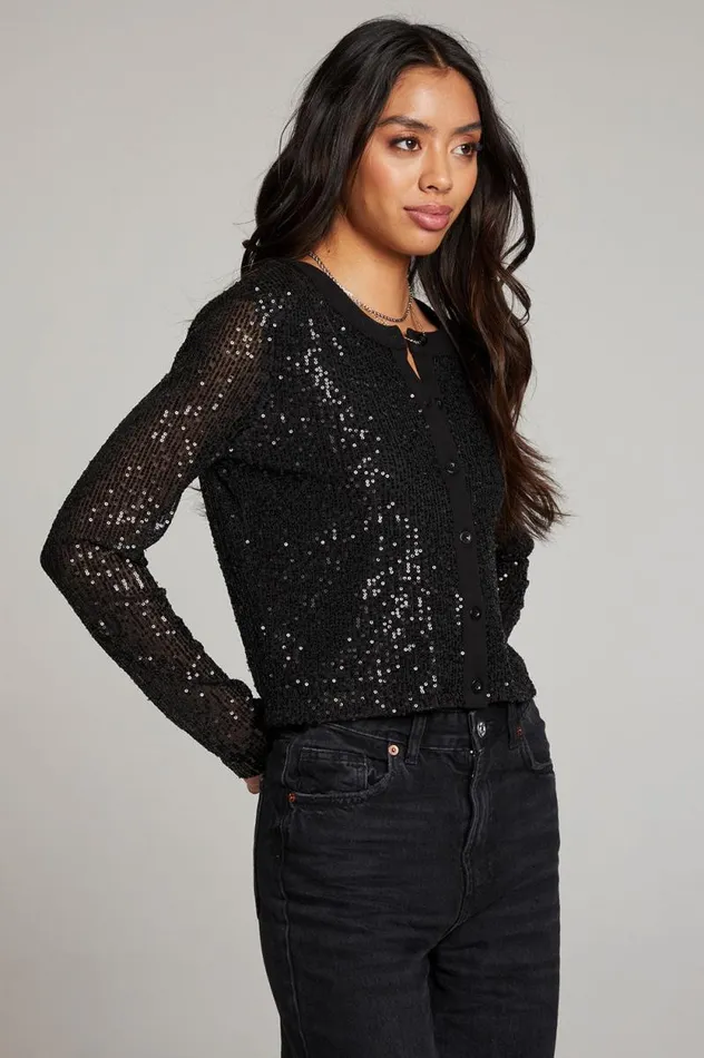 Womens Chaser Brand Tops Adam Licorice Cardigan