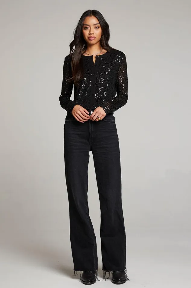 Womens Chaser Brand Tops Adam Licorice Cardigan