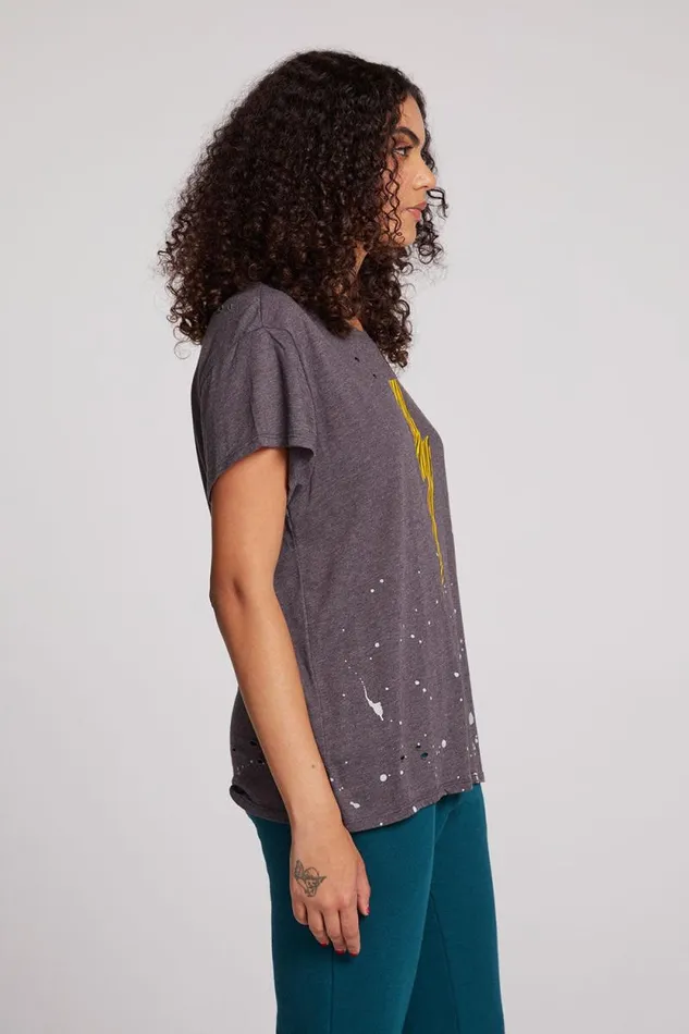 Womens Chaser Brand Tops Animal Bolt Tee