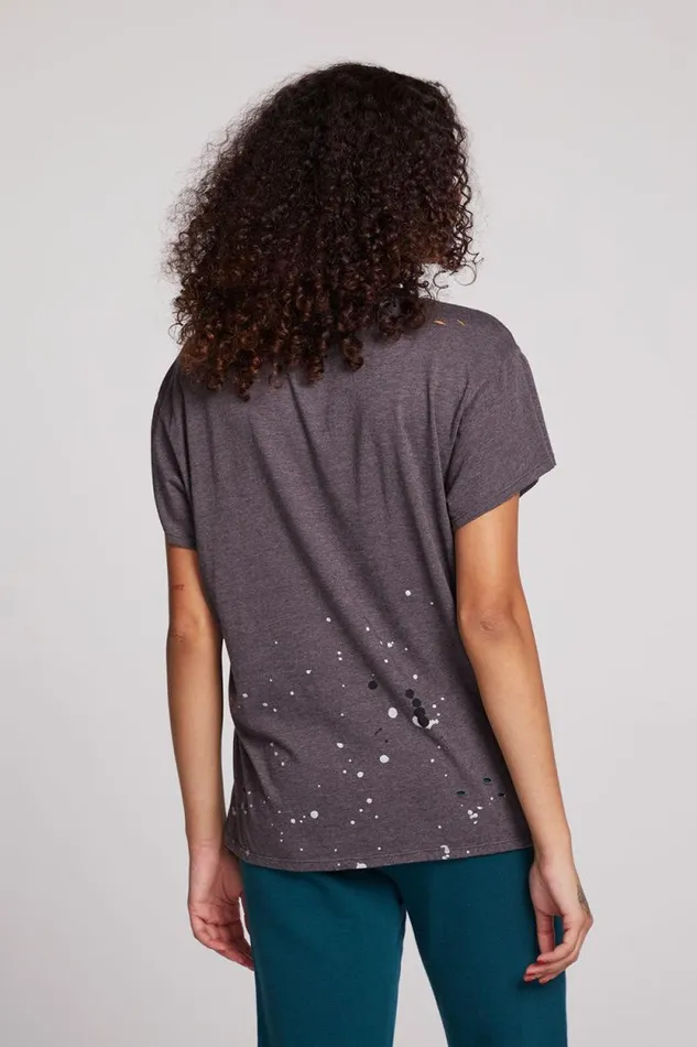 Womens Chaser Brand Tops Animal Bolt Tee