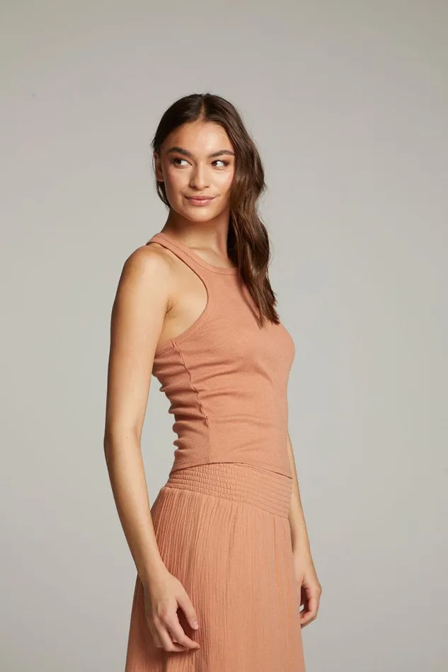 Womens Chaser Brand Tops August Bronze Tank Top