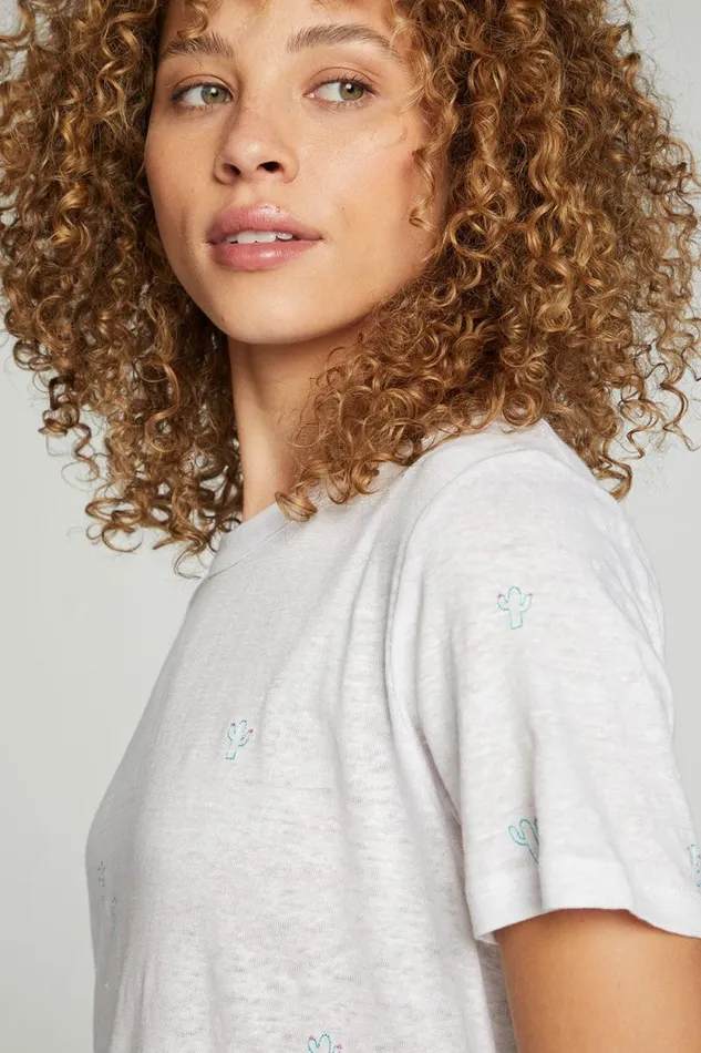 Womens Chaser Brand Tops Cactus Flower