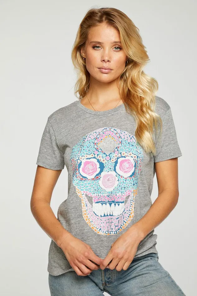 Womens Chaser Brand Tops Calavera