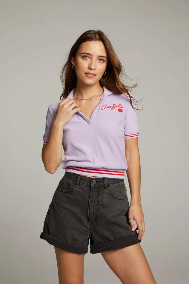 Womens Chaser Brand Tops Ciao Bella Short Sleeve