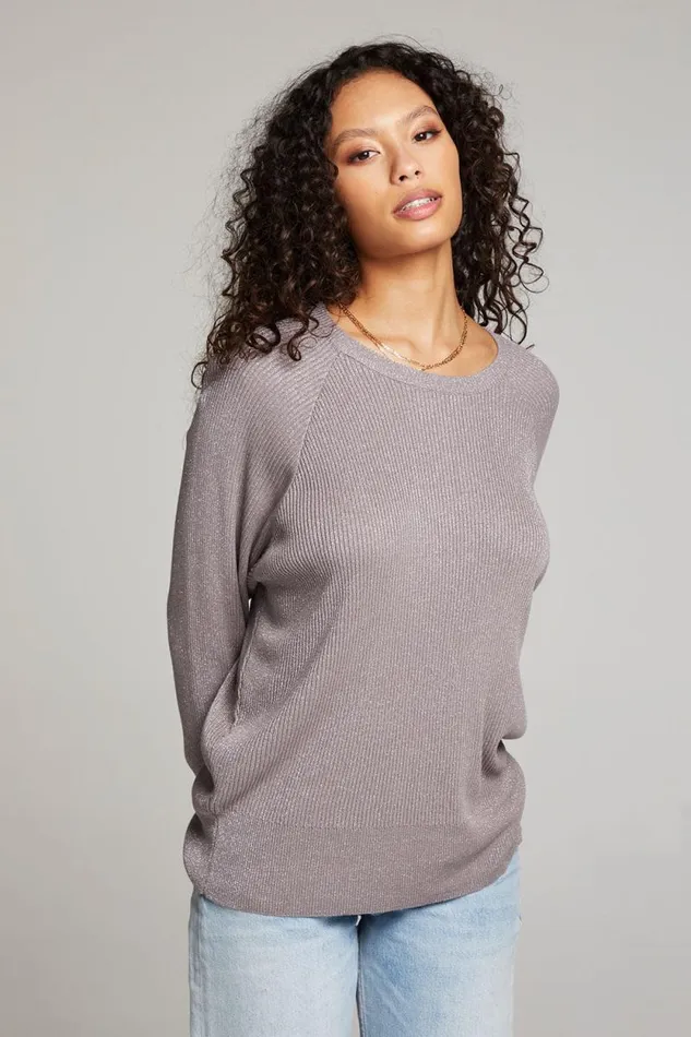 Womens Chaser Brand Tops Cosmo Foggy City Pullover