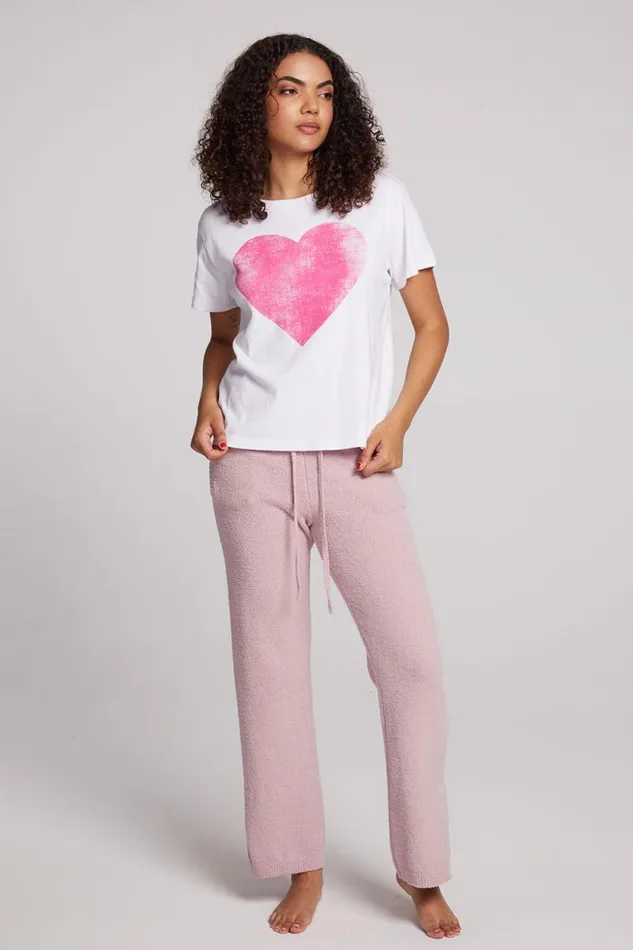 Womens Chaser Brand Tops Heart Tee