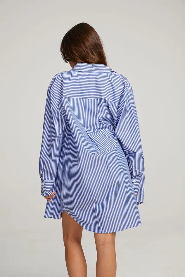 Womens Chaser Brand Tops Kerstin Marmont Stripe Button Down