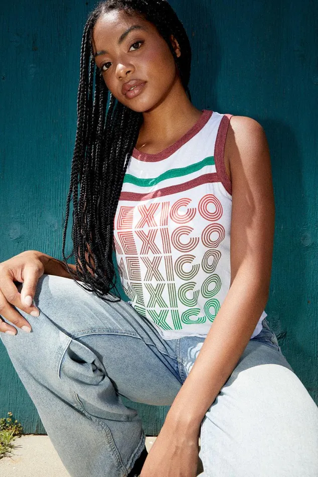 Womens Chaser Brand Tops Mexico Tank