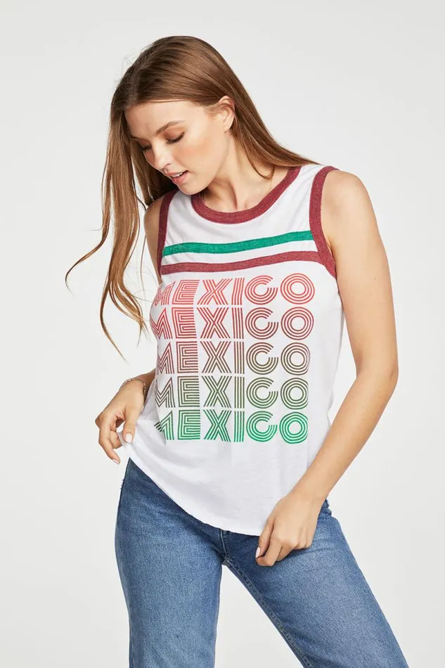 Womens Chaser Brand Tops Mexico Tank