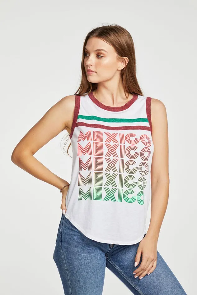 Womens Chaser Brand Tops Mexico Tank