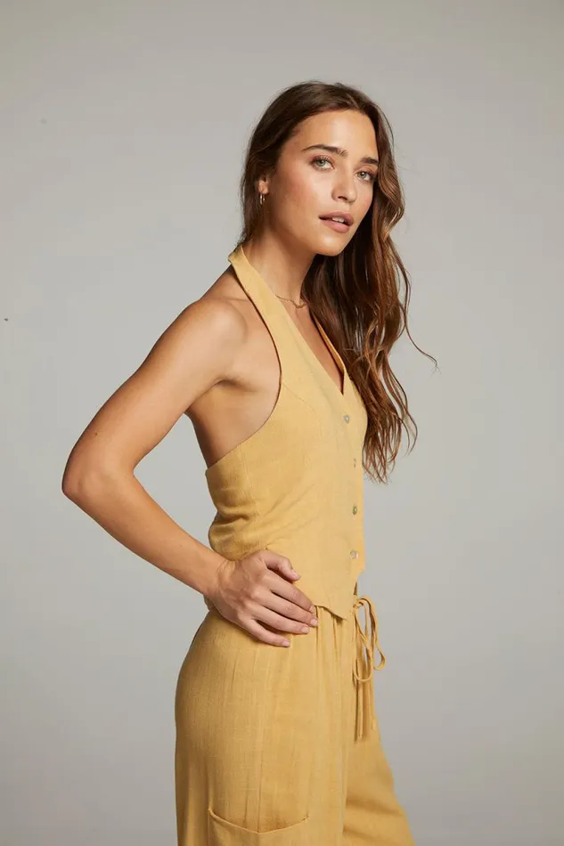 Womens Chaser Brand Tops Orlando Parchment Vest