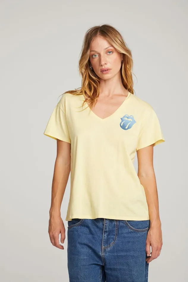 Womens Chaser Brand Tops Rolling Stones North American Tour Tee