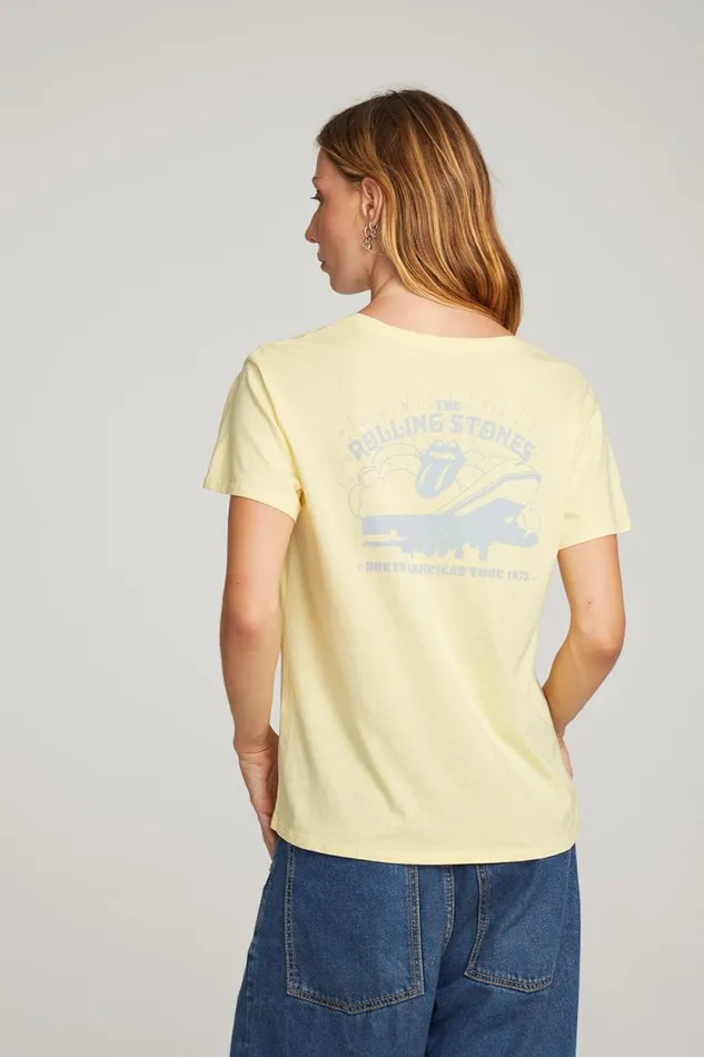 Womens Chaser Brand Tops Rolling Stones North American Tour Tee