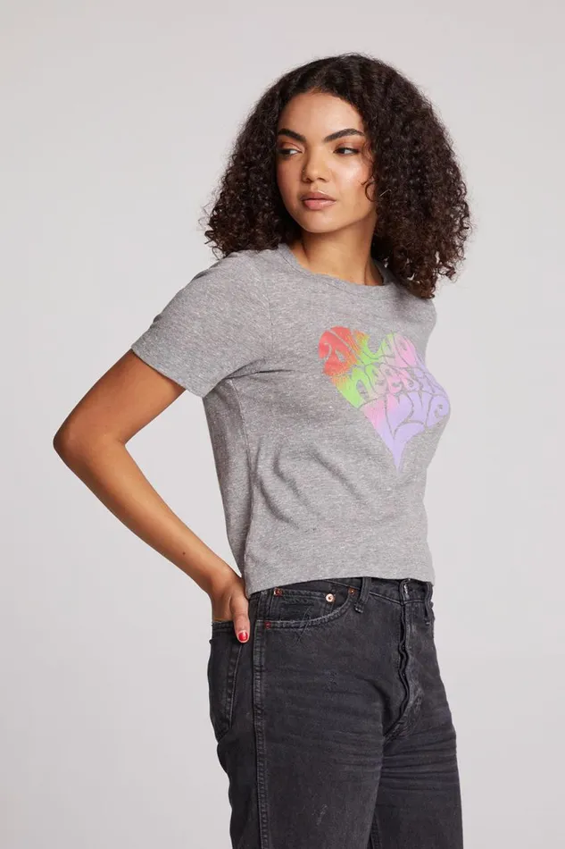 Womens Chaser Brand Tops The Beatles All You Need Is Love Tee