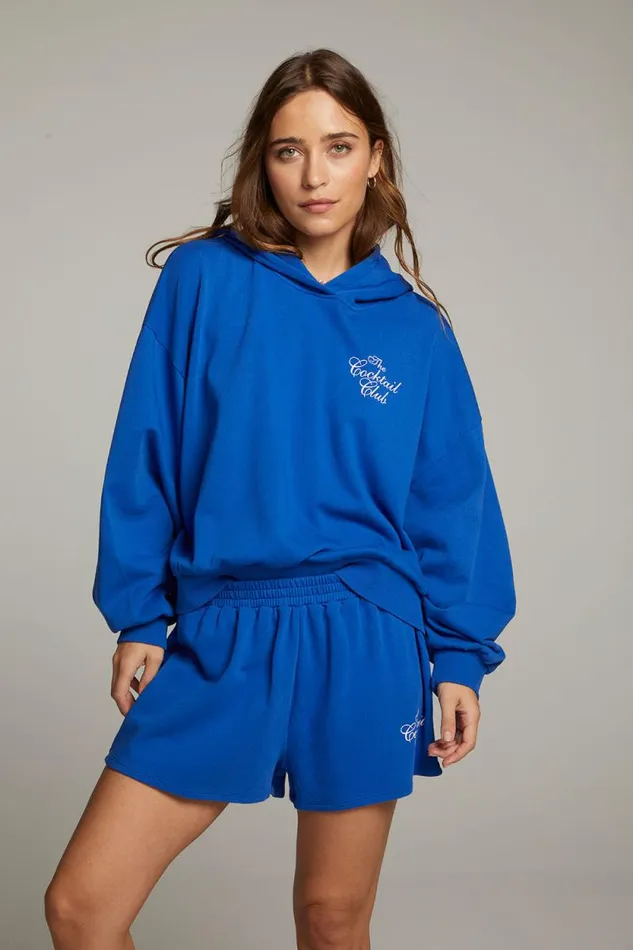 Womens Chaser Brand Tops The Cocktail Club Pullover Hoodie