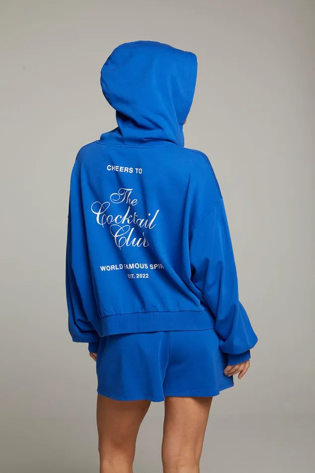 Womens Chaser Brand Tops The Cocktail Club Pullover Hoodie
