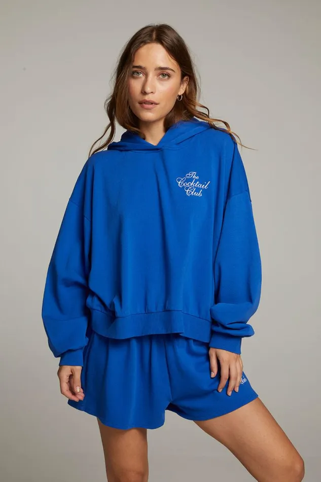 Womens Chaser Brand Tops The Cocktail Club Pullover Hoodie