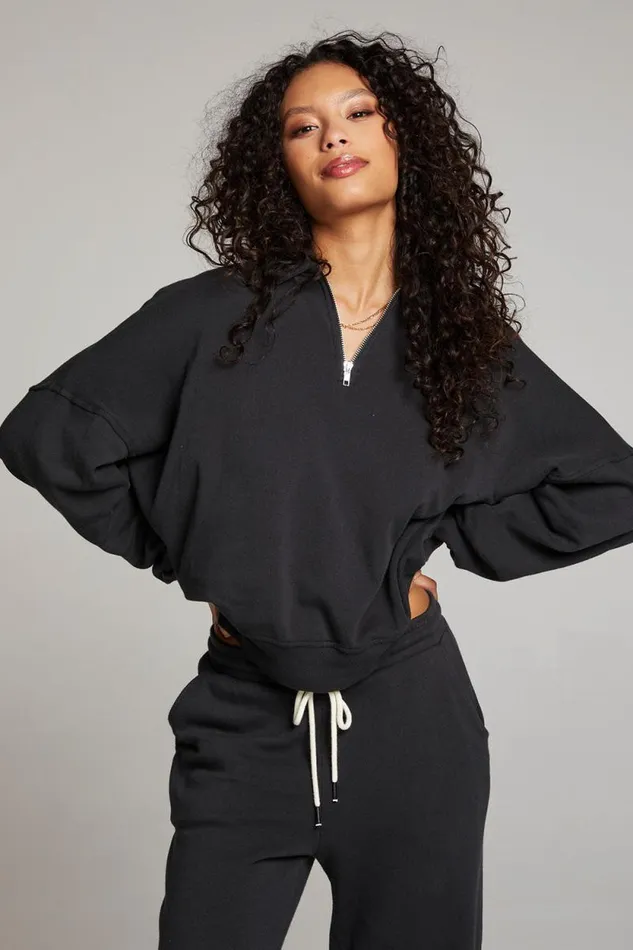 Womens Chaser Brand Tops Walker Licorice Pullover