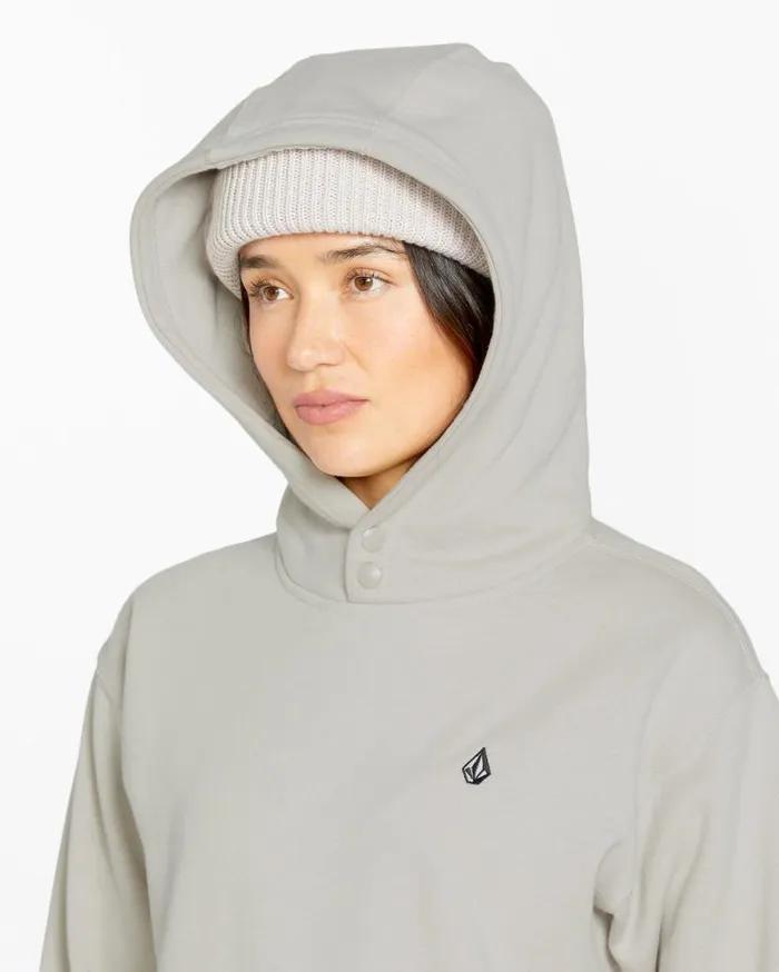 Womens Costus Pullover Fleece 8211 Stone Womens Volcom Layering