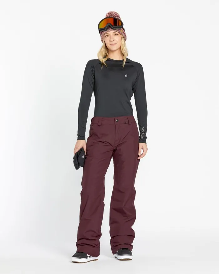 Womens Frochickie Insulated Pants 8211 Burgundy Womens Volcom Pants