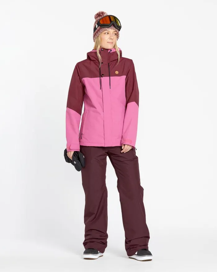 Womens Frochickie Insulated Pants 8211 Burgundy Womens Volcom Pants