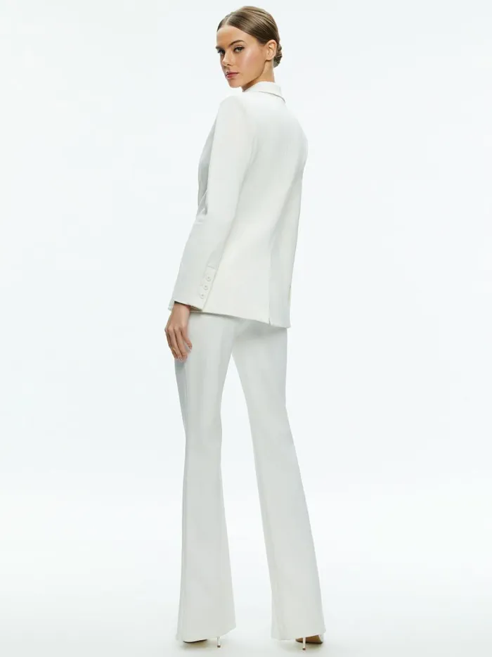 Womens Jackets Coats Alice Olivia Breann Fitted Blazer Off White
