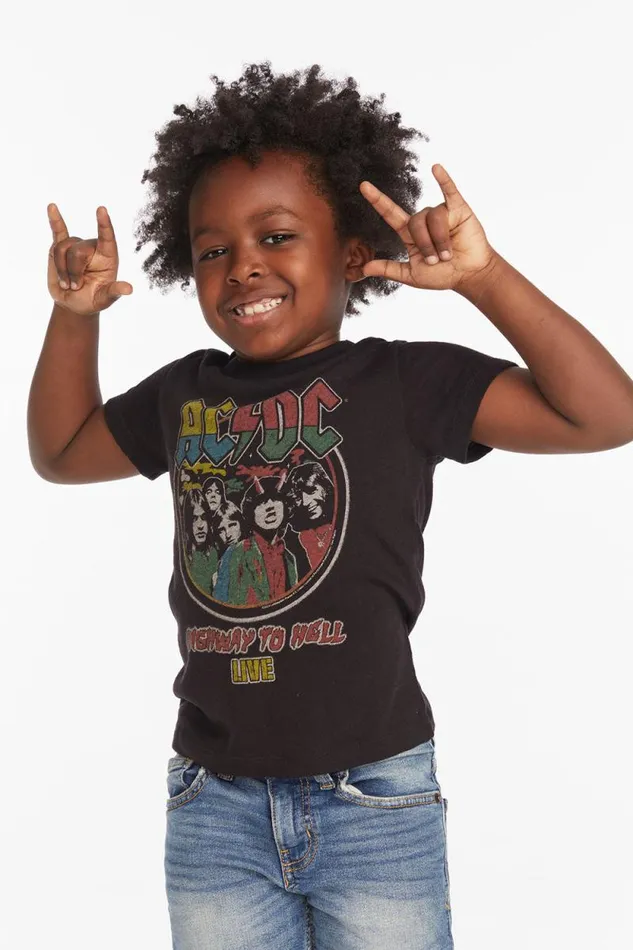 WomensKids Chaser Brand Music ACDC Highway To Hell Live Boys Tee