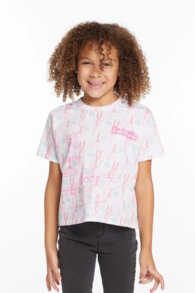 WomensKids Chaser Brand Music The Beatles All You Need Is Love Girls Tee