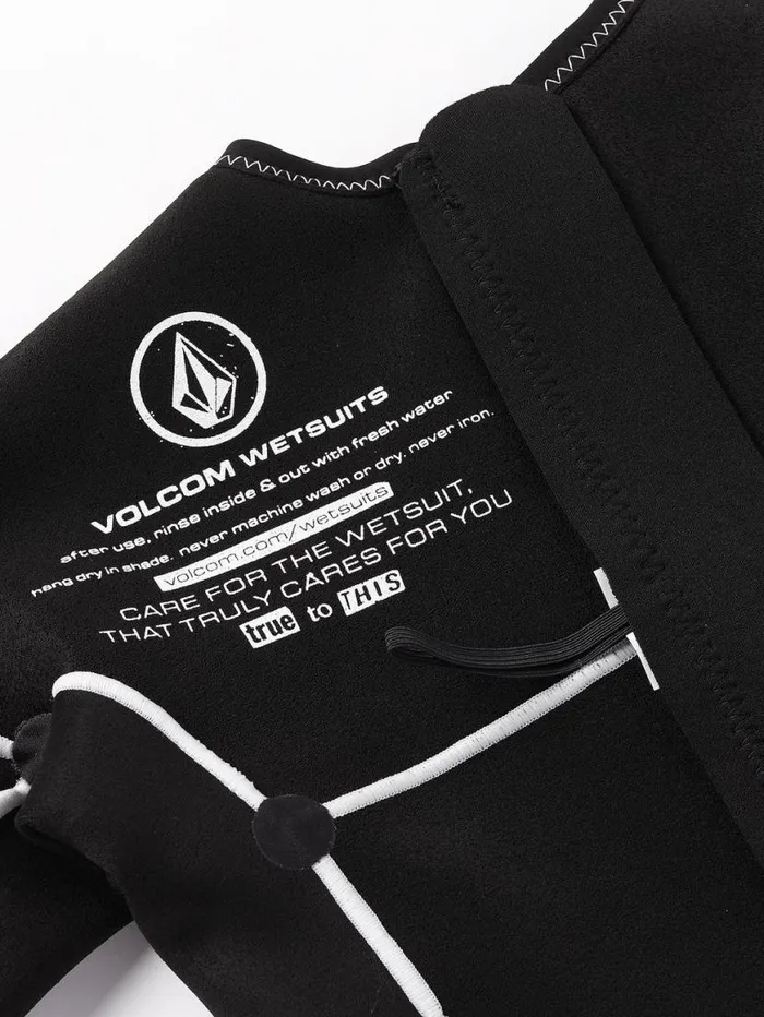 Womens Modulator 1mm Long Sleeve Back Zip Wetsuit 8211 Black Womens Volcom Wetsuits