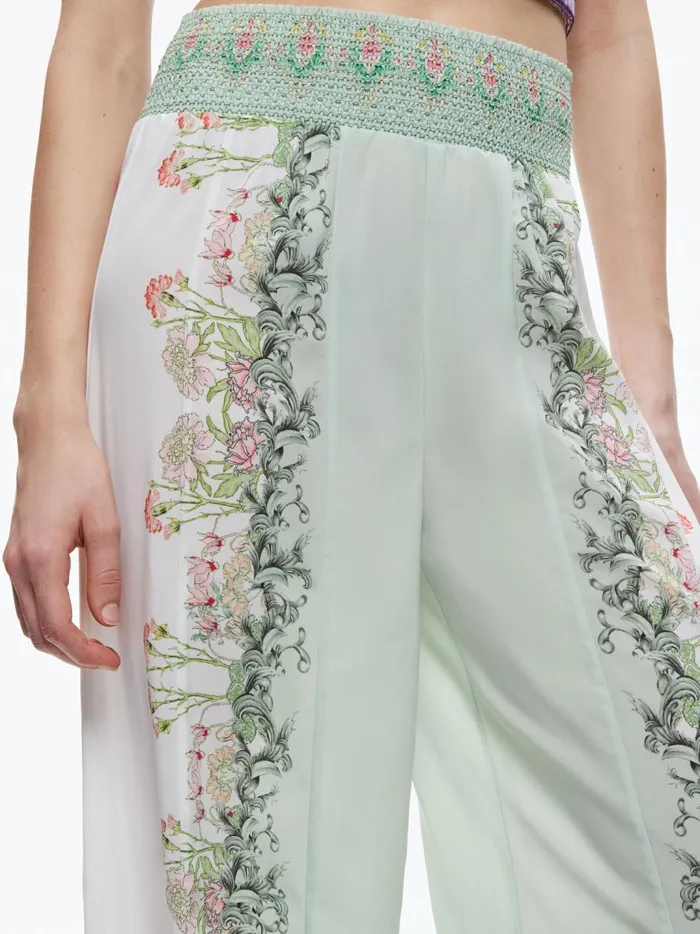 Womens Pants Alice Olivia Alabama Palazzo Pant Floral Fest